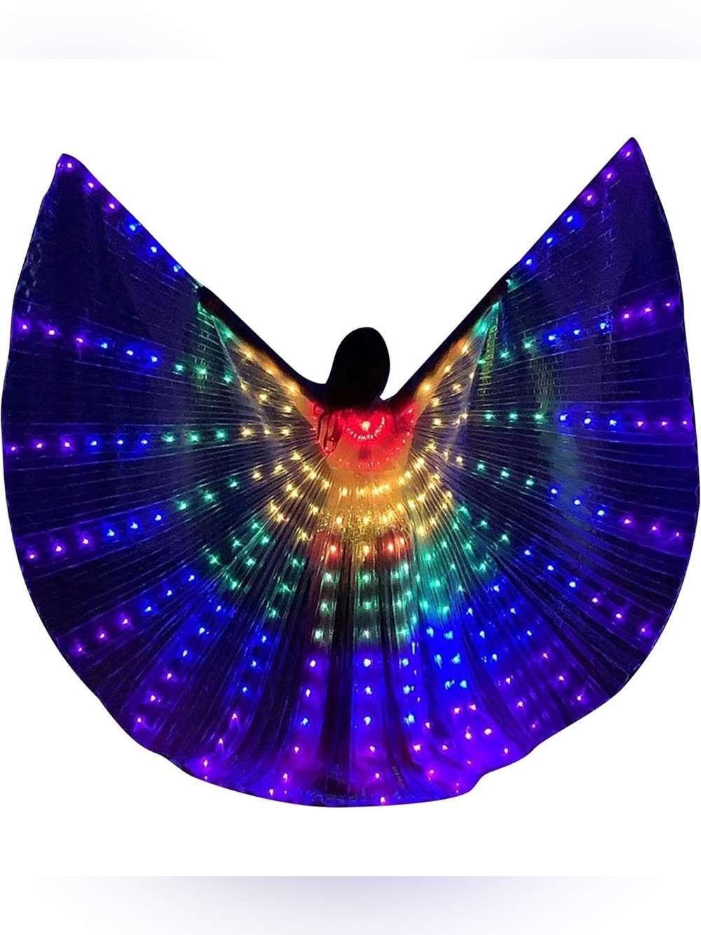 LED Isis Wings Light Up Belly Dance Wings Adult